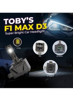 تم إطلاق توبي الجديد F1 MAX D3 HID إلى المصباح الأمامي LED بقدرة 70 واط/زوج و7000 لومن - pzsku/Z6114AEA8341F4C263E64Z/45/_/1706341749/4ce460dc-dcbf-49f6-99b6-bd05a92ecdc5