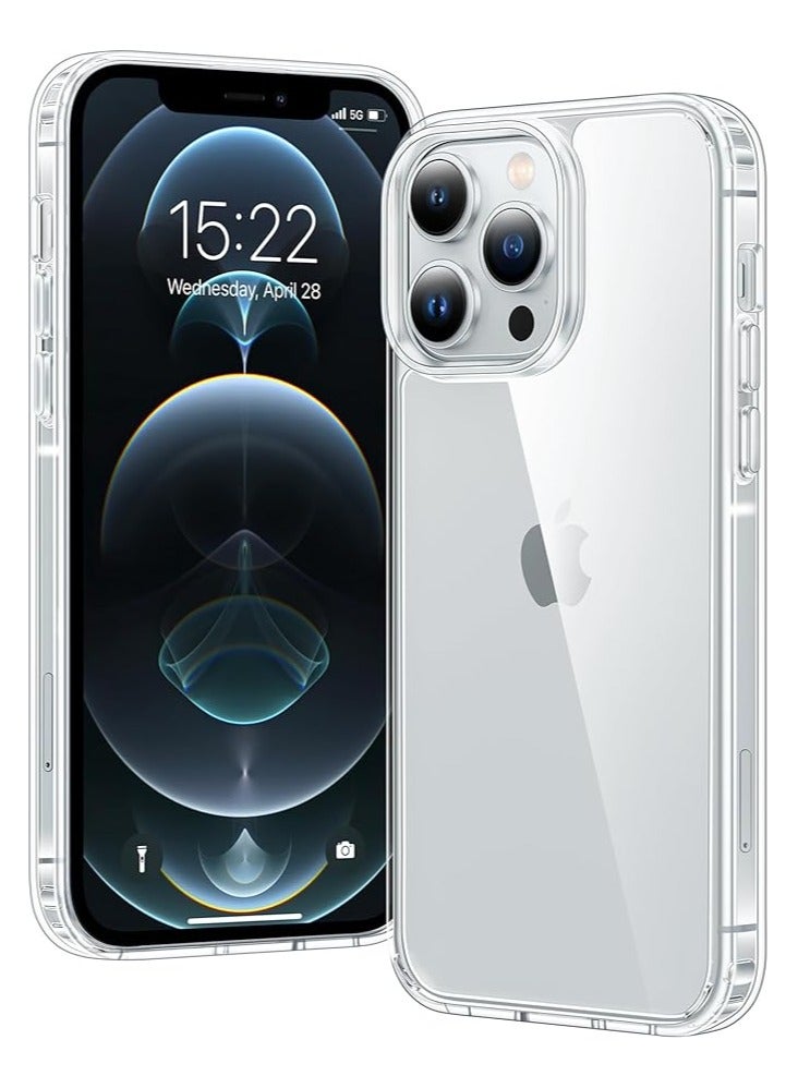 Mismo Clear Shockproof Case for iPhone 12 Pro Max – Ultra Thin Transparent TPU Cover, Anti-Scratch & Anti-Yellowing Crystal Clear Protective Bumper Case - Clear - Image 1