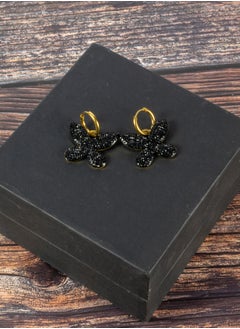 Black Zirconic Butterfly Stainless Steel Earring