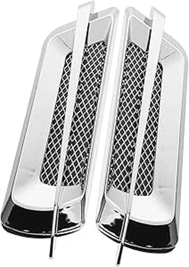 Automotive Hood Scoops Pair Air Vent Trim Decorative Covers Easy Install - Image 1