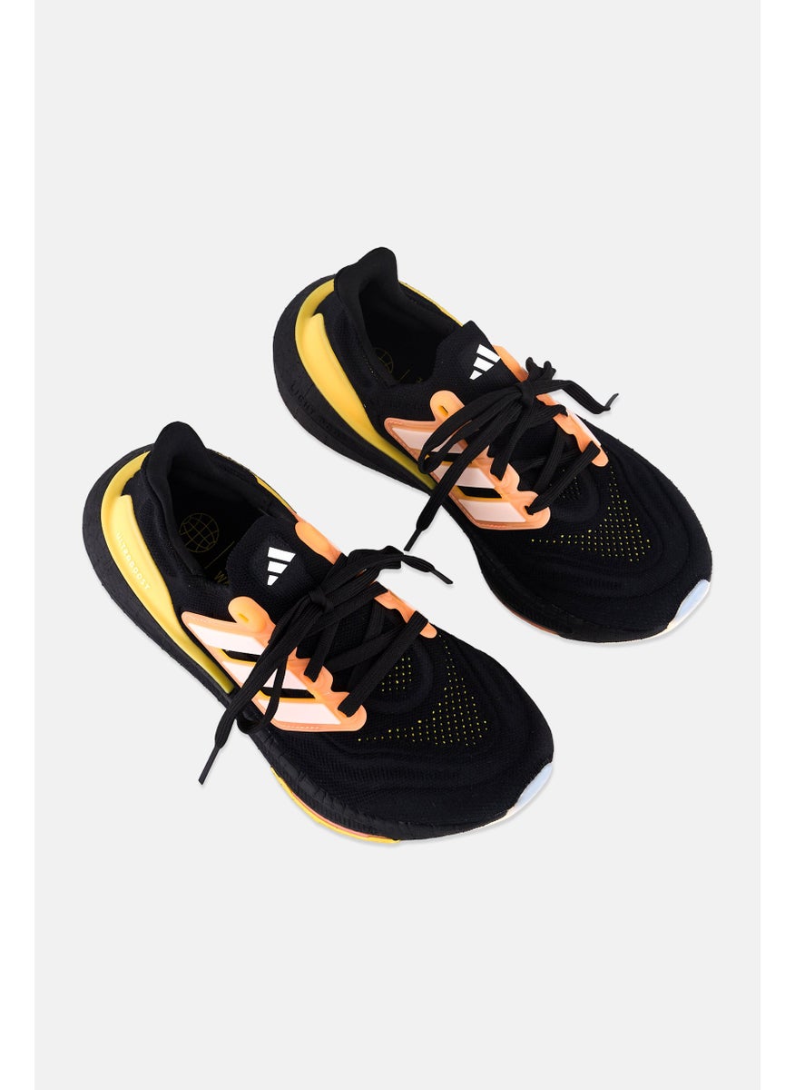 Adidas Kids Boy Ultraboost Light Lace Up Training Shoes, Black  - Image 2