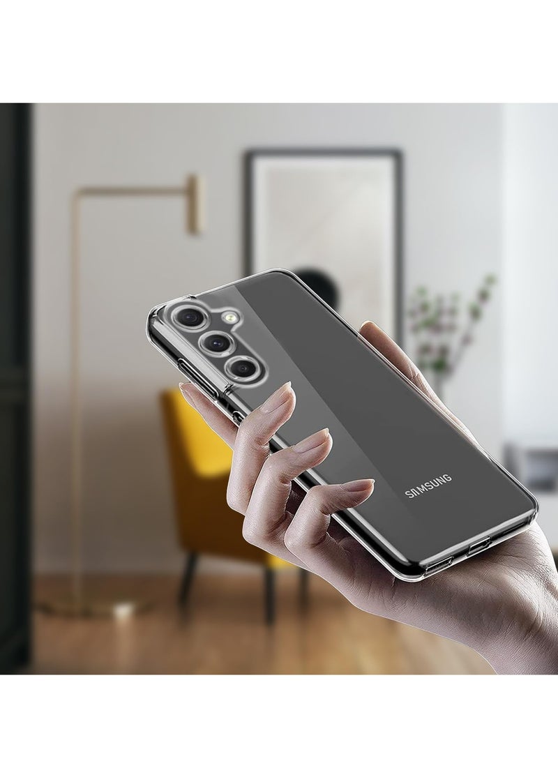 MIGOFAST Back Cover Soft Case for Samsung Galaxy S25 5G | Best Camera Protection | Inbuilt Dust Plugs   Anti-Slip Grip | Ultra Clear Slim Back Cover for Samsung S25 5G  Silicone, Transparent - Image 2