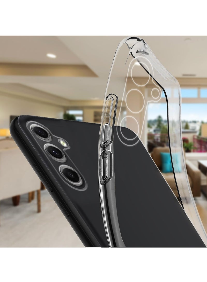 MIGOFAST Back Cover Soft Case for Samsung Galaxy S25 5G | Best Camera Protection | Inbuilt Dust Plugs   Anti-Slip Grip | Ultra Clear Slim Back Cover for Samsung S25 5G  Silicone, Transparent - Image 3