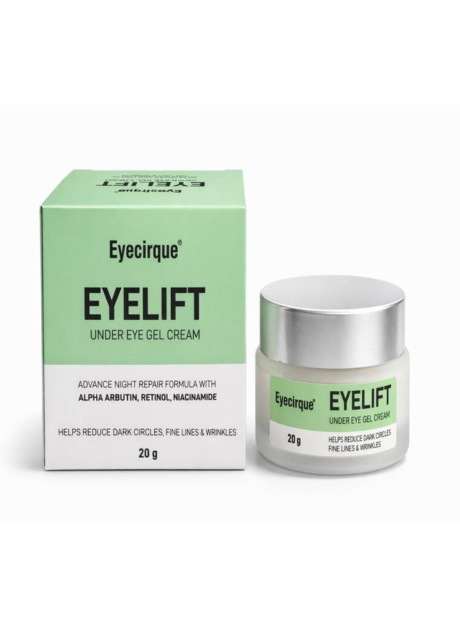 Eyecirque Under Eye Dark Circle Removal Cream with Retinol, Alpha Arbutin & Niacinamide | Night Repair Under Eye Gel for Puffiness, Fine Lines & Wrinkles | Brightening Eye Cream for Men & Women | 20g - Image 1