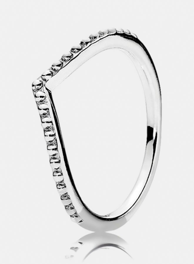 PANDORA Wishbone Silver Ring 
