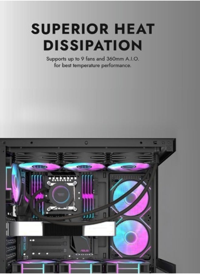 Game Sekret Infinity Gaming PC - Intel Core i5-12400F Processor | NVIDIA RTX 3050 8GB GPU | 16GB DDR4 RAM | 1TB M.2 NVMe SSD | ARGB Air Cooler | WiFi Ready | Windows 11 Pro | Game Sekret Desktop Computer Tower  - Image 3