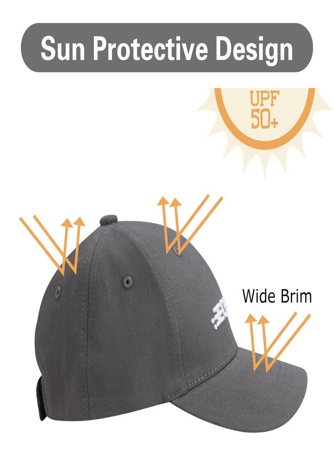 ECOSUMA Toddler Baseball Cap 2-4,4-6 T Gray - Image 4