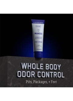 Mando Mando Whole Body Deodorant For Men - Invisible Cream - 72 Hour Odor Control - Aluminum Free, Baking Soda Free, Skin Safe - 3 ounce (Pack of 2) - Pro Sport  - Image 5