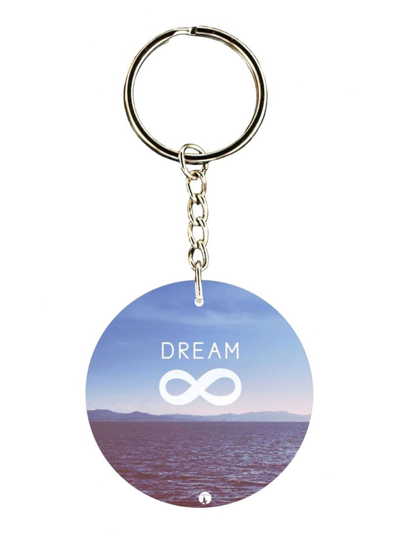 English Phrases Printed Keychain