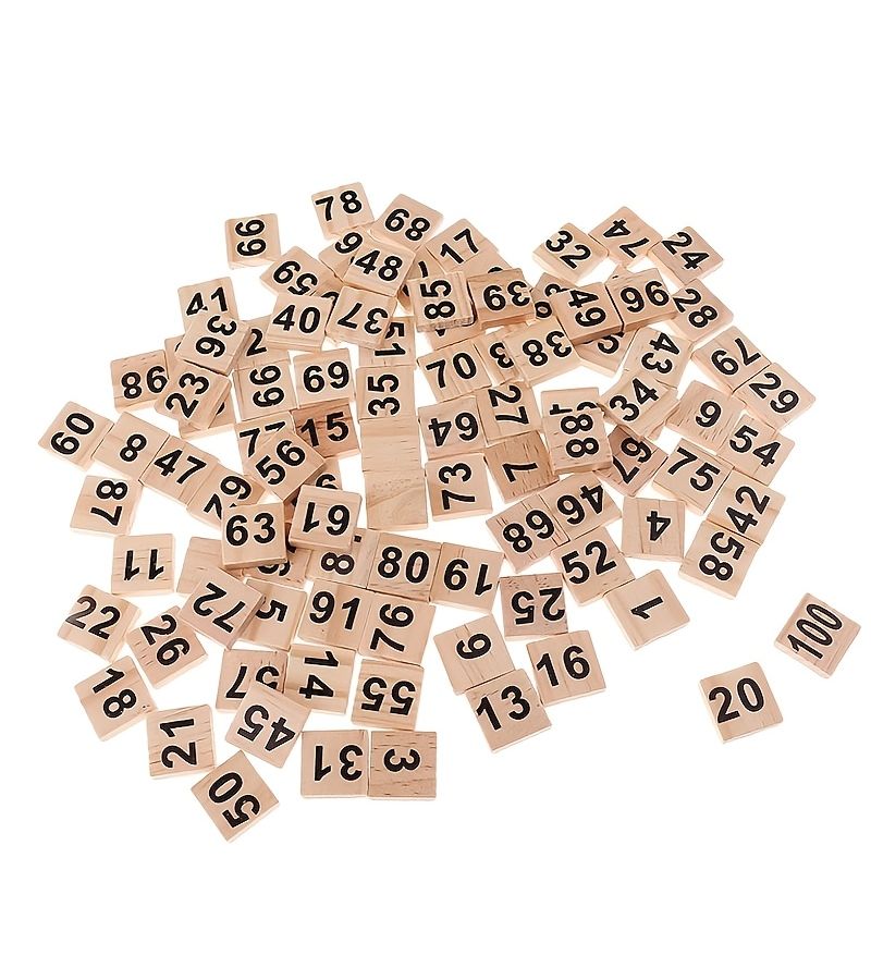 Wooden Number Blocks 1 100 Teaching Tools Home Education Supplies School Gift - Image 5