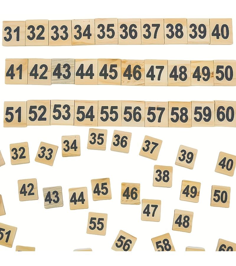 Wooden Number Blocks 1 100 Teaching Tools Home Education Supplies School Gift - Image 3