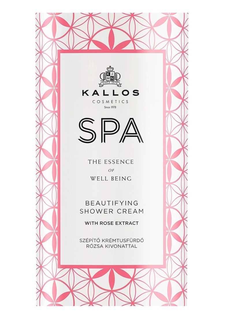 Kallos Kallos Spa Beauty Shower Bath with Rose Extract 1000 ml  - Image 2