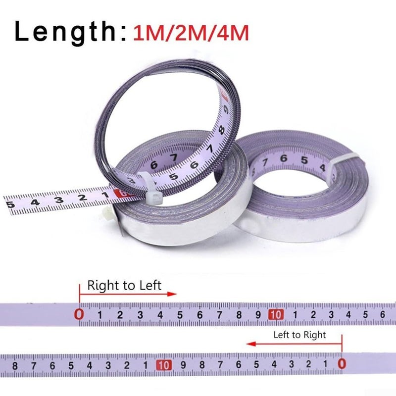 Metric Miter Track Tape Measure Ruler 4M R L For Professional Woodworking - Image 3