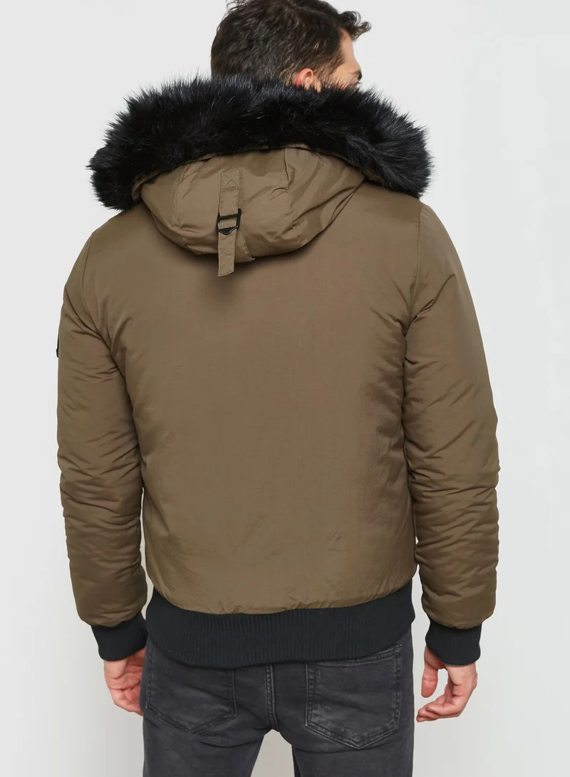 Superdry Everest Hooded Bomber Jacket