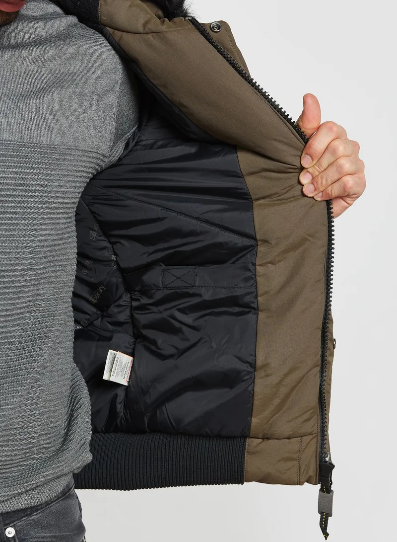 Superdry Everest Hooded Bomber Jacket