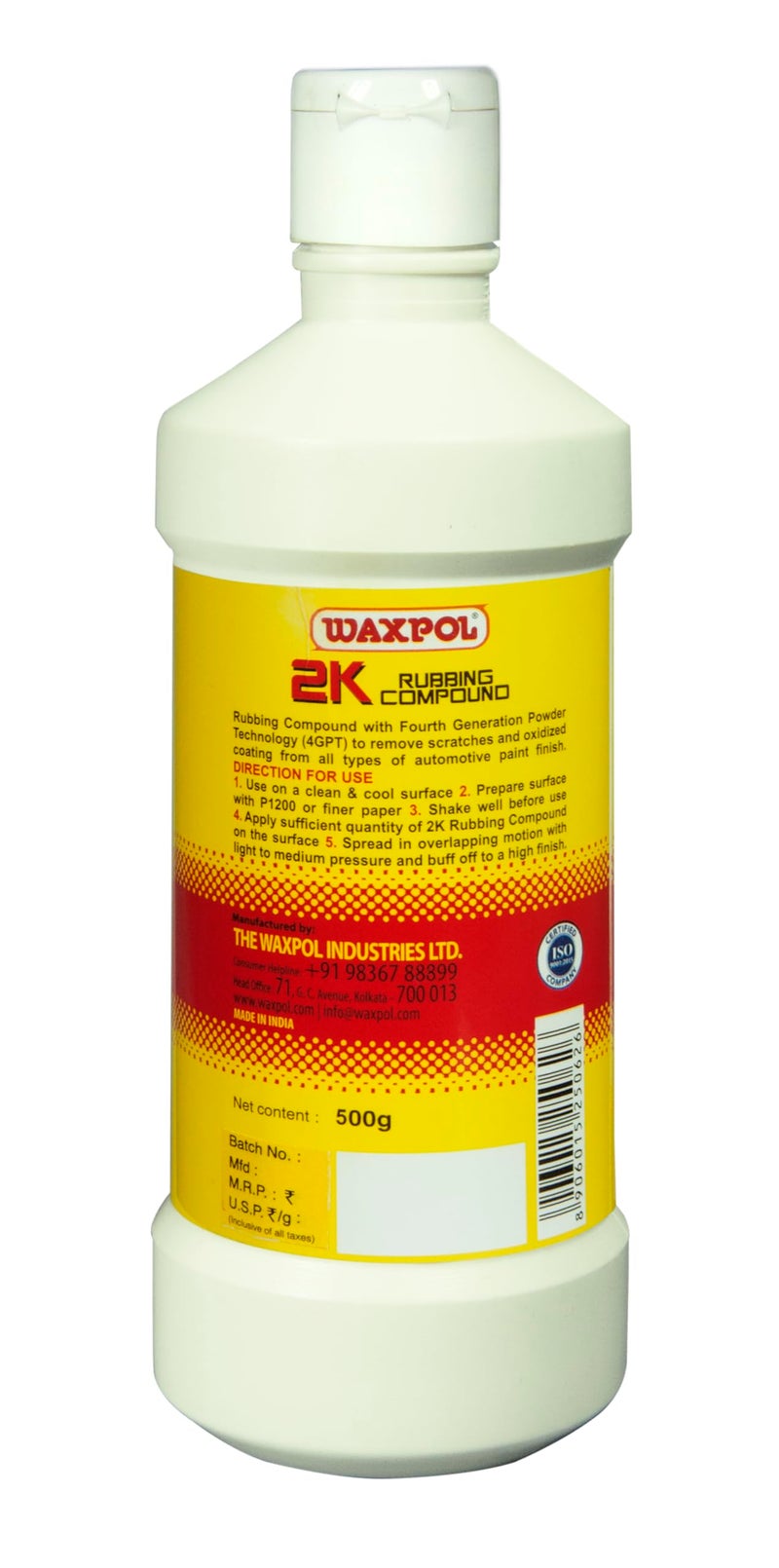 Waxpol 2K Rubbing Compound (for High Gloss Finish) 500 g - Image 5