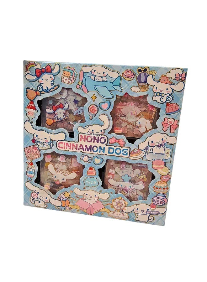 Cinnamoroll 100 Pcs. Kawaii Cinnamoroll Sticker Box Set – Assorted Decorative Stickers for Journals, Scrapbooks & Crafts - Image 1