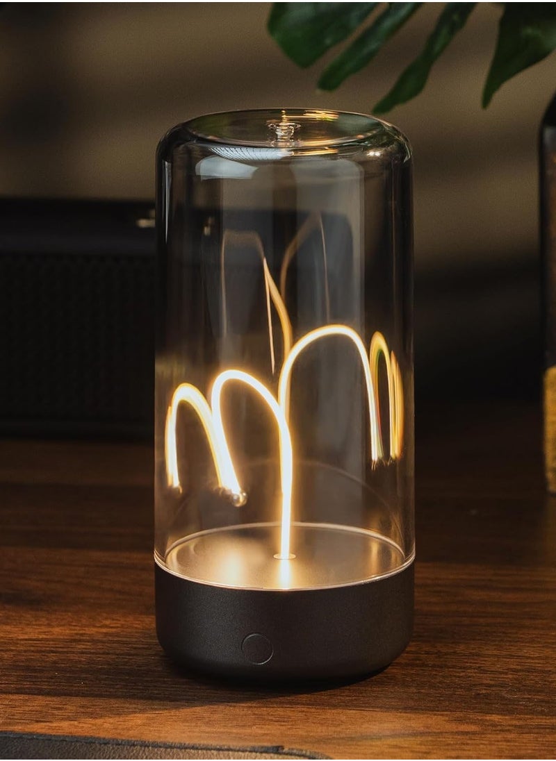 FEND Magnetic Levitating Table Lamp with 2.3D Lighting Effects Adjustable Brightness and Flexible Filament LED  - Image 1
