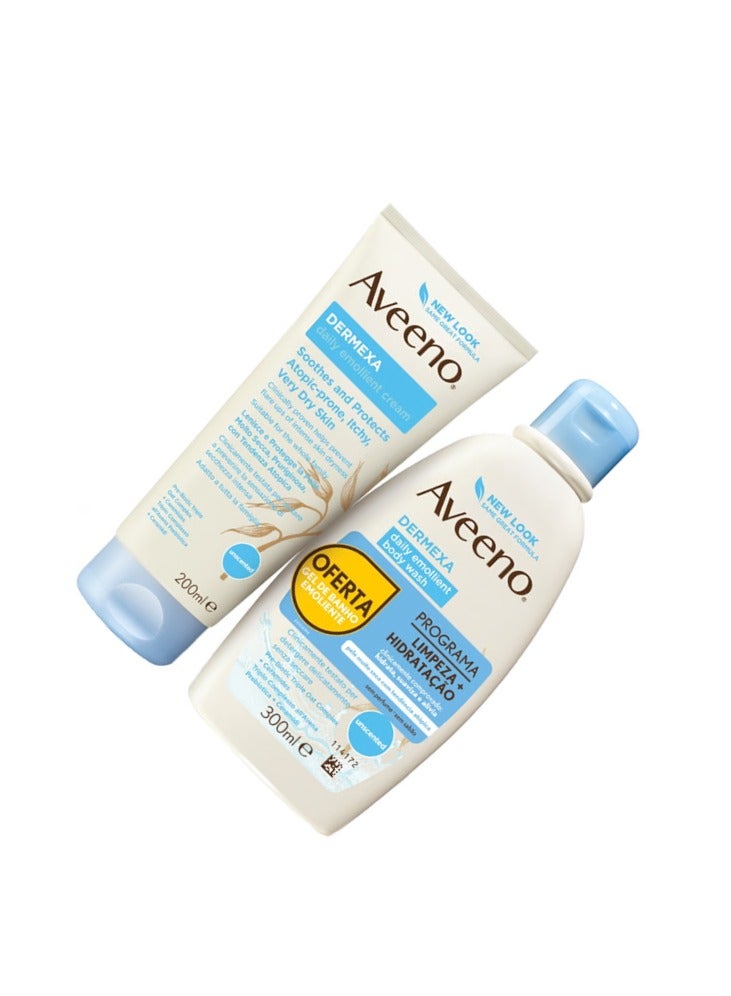 Aveeno Dermexa Daily Emollient Cream Set - Image 3