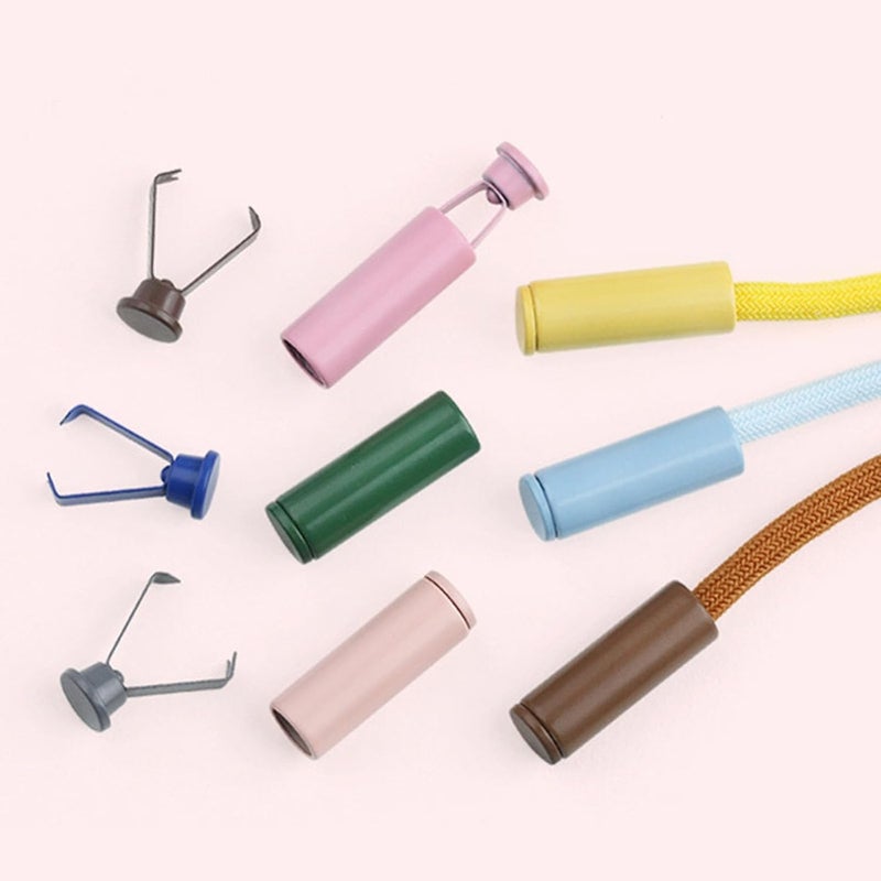 10Pcs Drawstring Cord Metal Elastic Rope Stoppers Clamps for Hoodies Jackets Swimwears Clothing Accessories Metal Cord Stoppers - Image 5