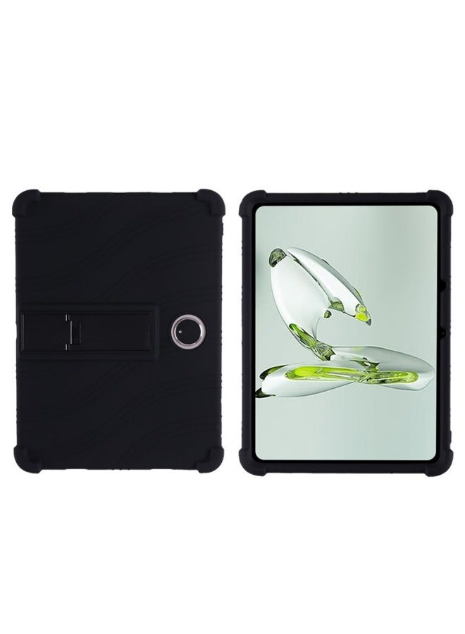 Compatible with OnePlus Pad Go 11.35 inch Cover, Kids Friendly Soft Silicone Adjustable Stand Cover for OnePlus Pad Go Tablet