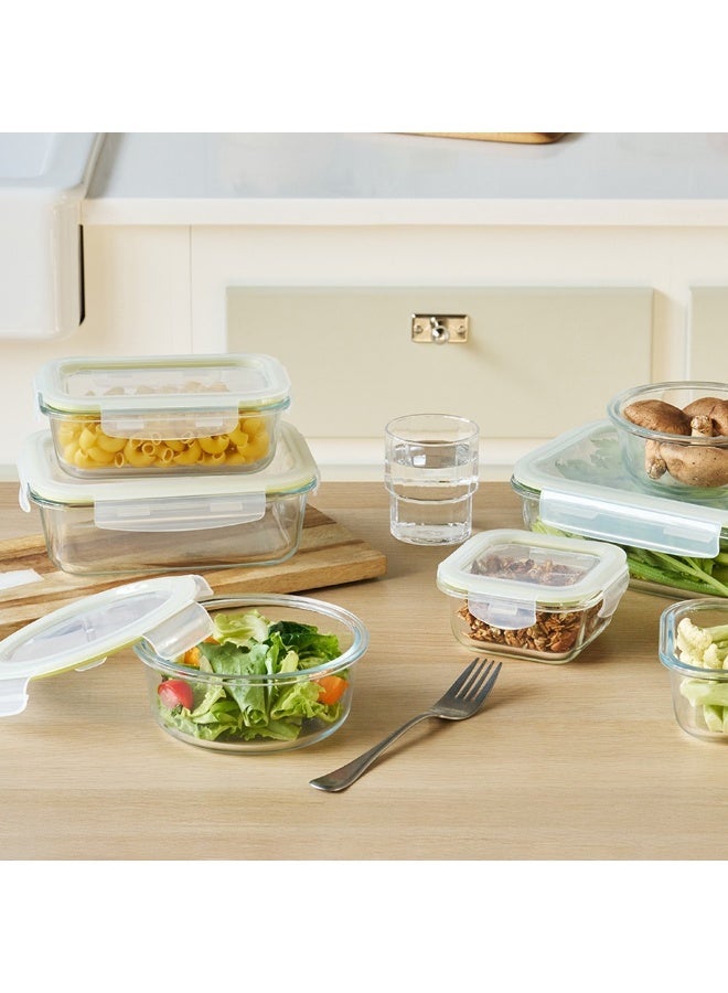 LocknLock حاوية زجاجية مربعة آمنة للفرن من لوكن لوك سعة 160 مل - محكمة الإغلاق، مقاومة للتسرب وحرارة عالية - Image 3