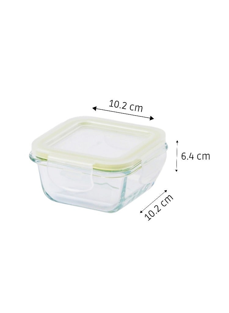 LocknLock حاوية زجاجية مربعة آمنة للفرن من لوكن لوك سعة 160 مل - محكمة الإغلاق، مقاومة للتسرب وحرارة عالية - Image 2