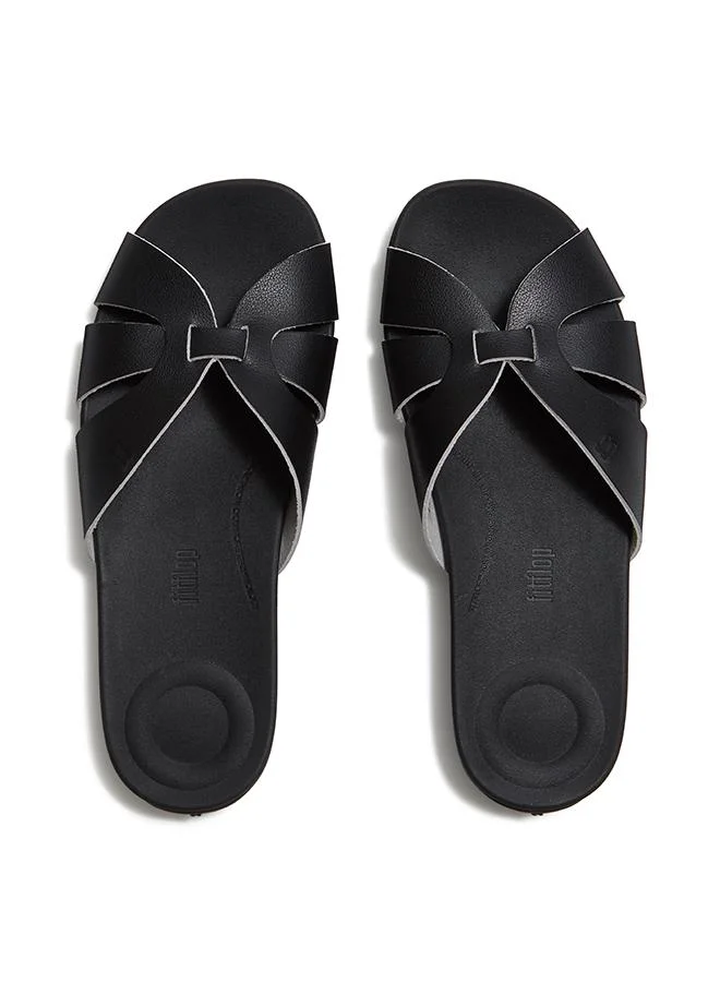Fitflop SOLAY WATERPROOF-LEATHER WOVEN SLIDES