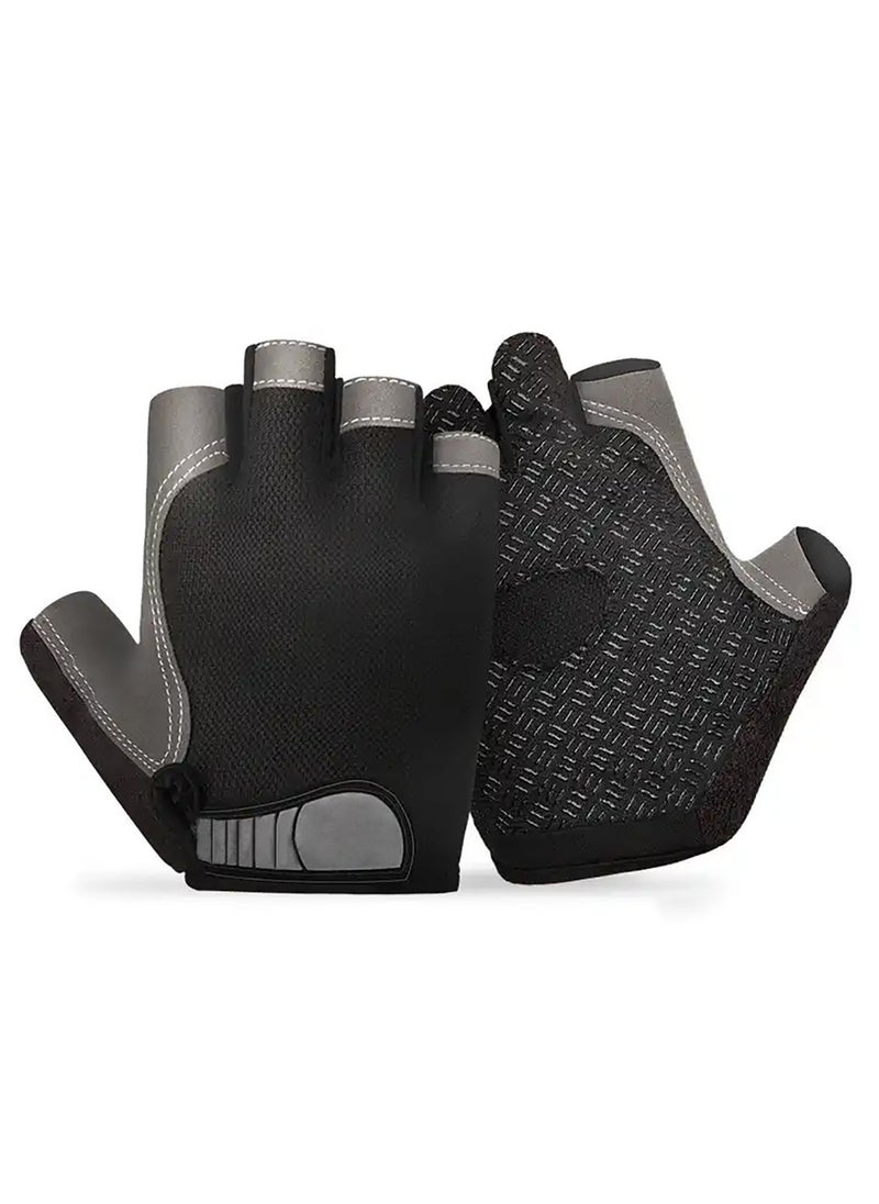 Half-finger Sports Gloves Non-slip and Wear-resistant Gloves Breathable Gloves for Fitness Mountaineering Cycling and Outdoor Sports