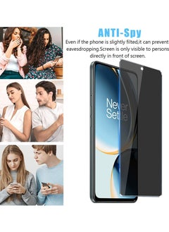 SNBFA 3 PCS OnePlus Nord CE3 Lite 5G Privacy Screen Protector，28° Privacy Protector Support Fingerprint Unlock ,9H Tempered Glass Film Easy Installation Anti-Scratch Film  - Image 4