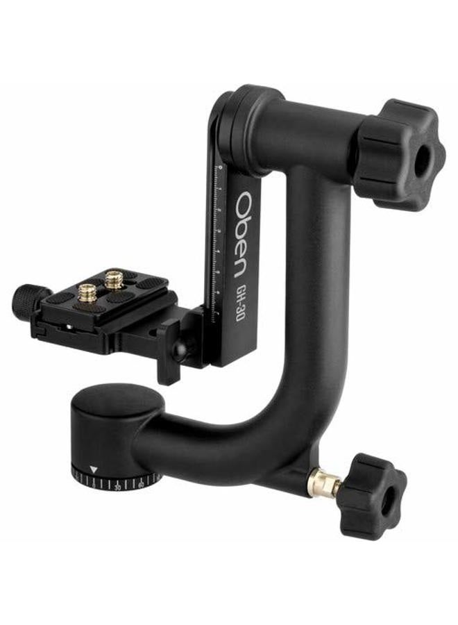 Oben GH-30 Gimbal Head with Arca-Type Quick Release Plate - Heavy-Duty 360-Degree Panoramic DSLR Camera Gimbal Tripod Head - Rugged Gimbal for DSLR Cameras Up to 44 lbs - Image 5