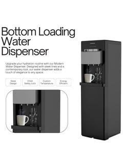 Westinghouse Westinghouse Water Dispenser Bottom Loading Water Cooler for 5 Gallon Bottles – 3 Temperatures with Hot, Cold and Room Spouts Efficient for Both Office and Home Use with Child Safety Lock  - Image 5