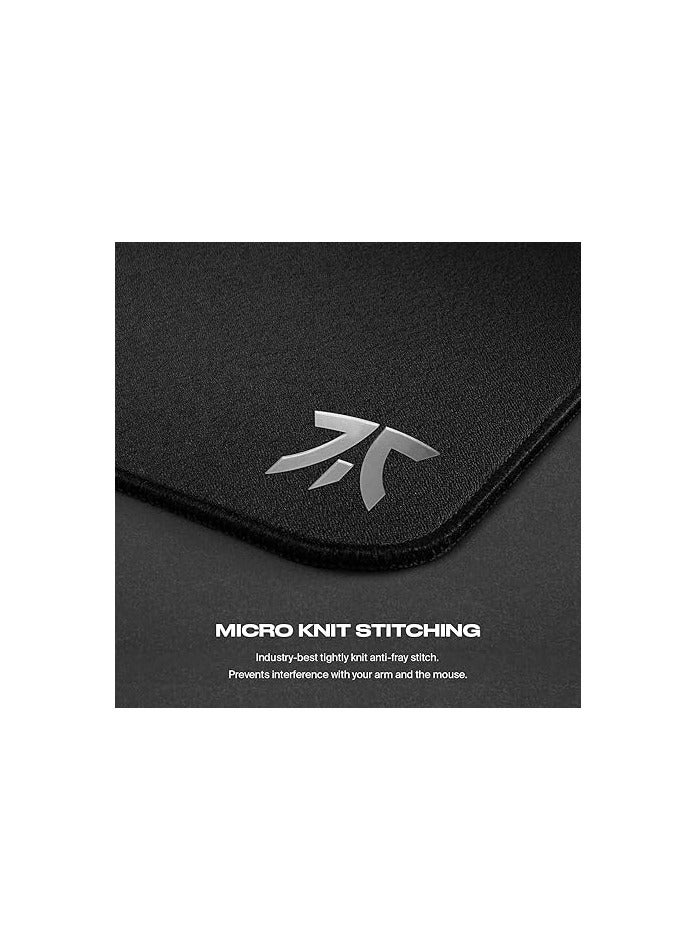 Fnatic Focus 3 M Pro Performance Gaming Mouse Pad, Water Resistant, Coating with Non-Slip Base & Micro-Knit Stitched 4m360 x 280 x 4mm, Black Thickness, - Image 3