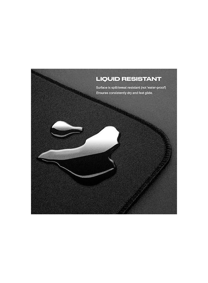 Fnatic Focus 3 M Pro Performance Gaming Mouse Pad, Water Resistant, Coating with Non-Slip Base & Micro-Knit Stitched 4m360 x 280 x 4mm, Black Thickness, - Image 4