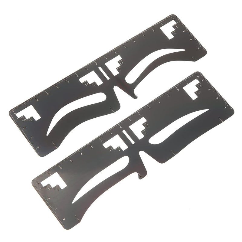 All season compatible build 2pcs Eyebrow Shaping Ruler Templates Brow Guide for Precise Measurements for Makeup Beginners and Experts Convenient Eyebrow Stencils for Balanced Brows Periodic restock local Light sturdy raw material Easy assemble alternatives Wear resistant upgraded material Detachable clean Fixed delivery schedule Global flexible assemble picks Gulf market standard build All space matching look Land transit & shipment compatible Individual & group usable Durability boosted processed material Repeated use resistant selected material General compatible design Long term use design Spec compliant trusted quality Upgraded quality Adjustable build Market popular practical build Multi-use qualified quality Carefully selected solid material Classic design alternatives All-scene compatible build Advanced compact design - Image 1