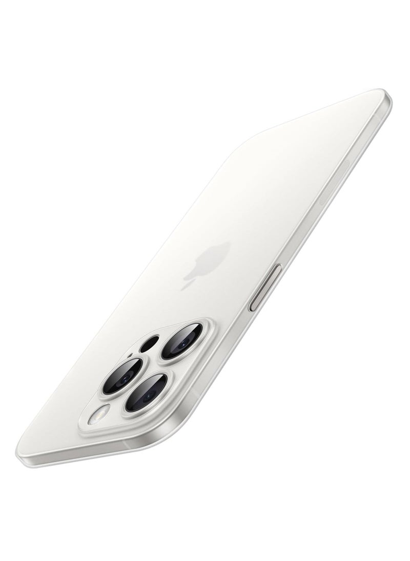 JAJEEK Ultra Slim (0.35mm Thin) Case for iPhone 15 Pro 6.1-Inch – Camera Lens Cover Full Protection, Lightweight Matte Finish PP Hard Minimalist Case, Wireless Charging Support, Scratch & Drop Resistant - Image 1