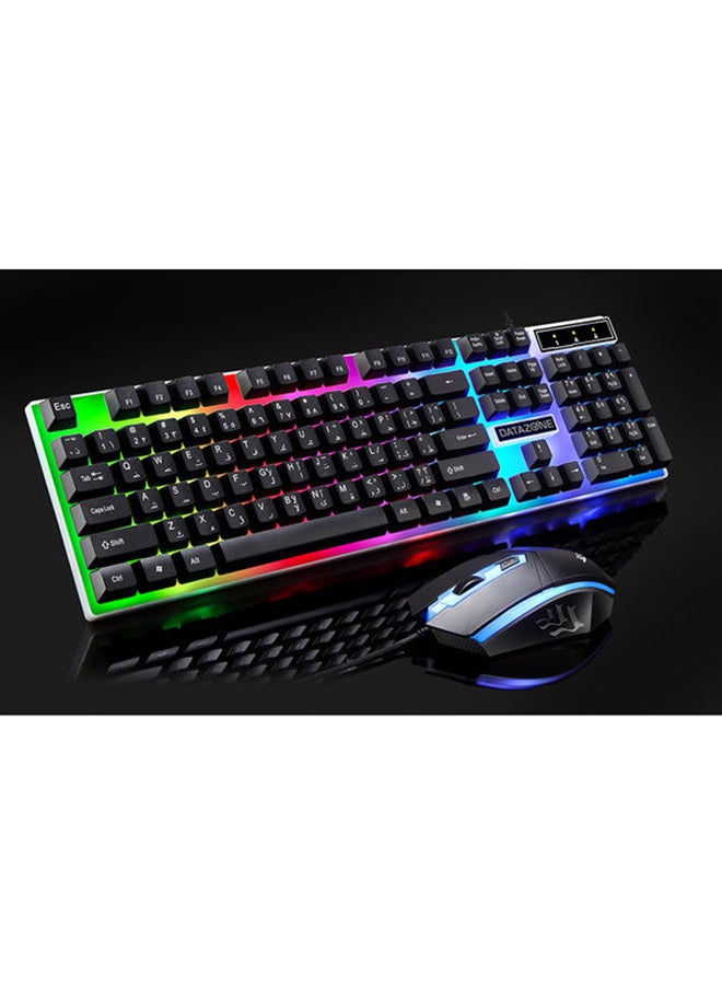 Datazone Backlit Wired Keyboard With Gaming Mouse - Image 2