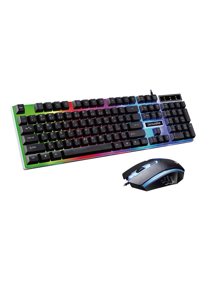 Datazone Backlit Wired Keyboard With Gaming Mouse - Image 1
