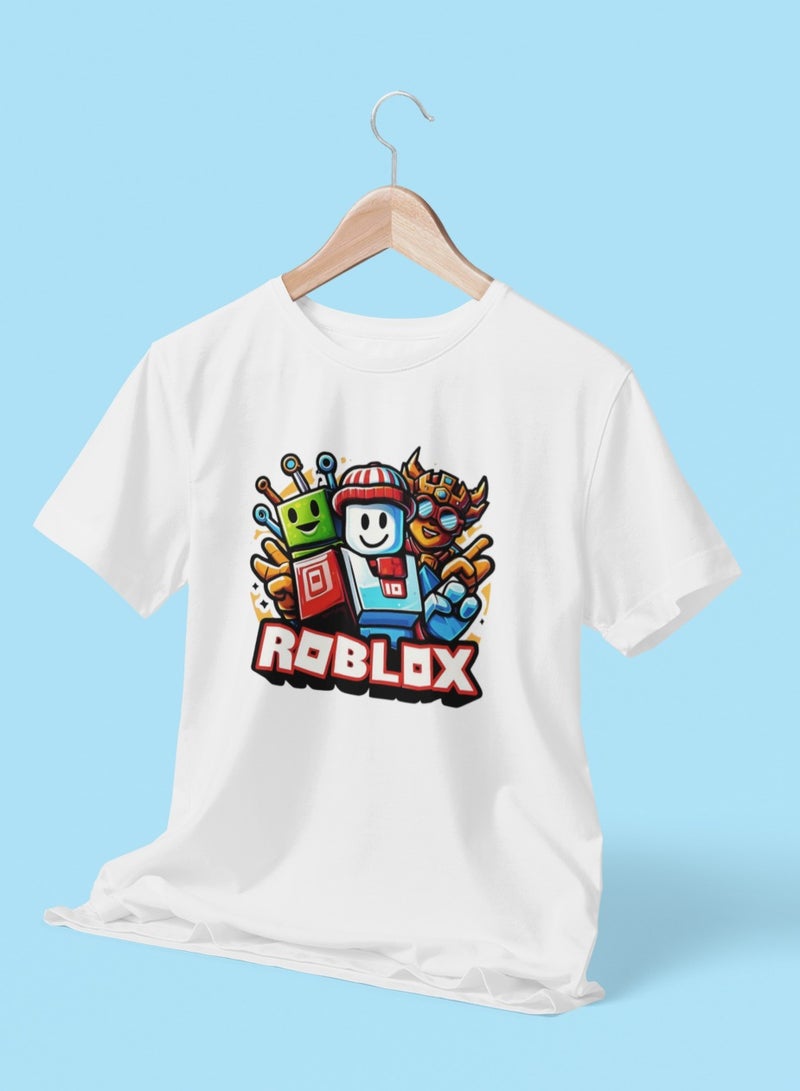 ZOOM تي شيرت روبلوكس للأطفال - ملاءمة مريحة للمغامرات اليومية