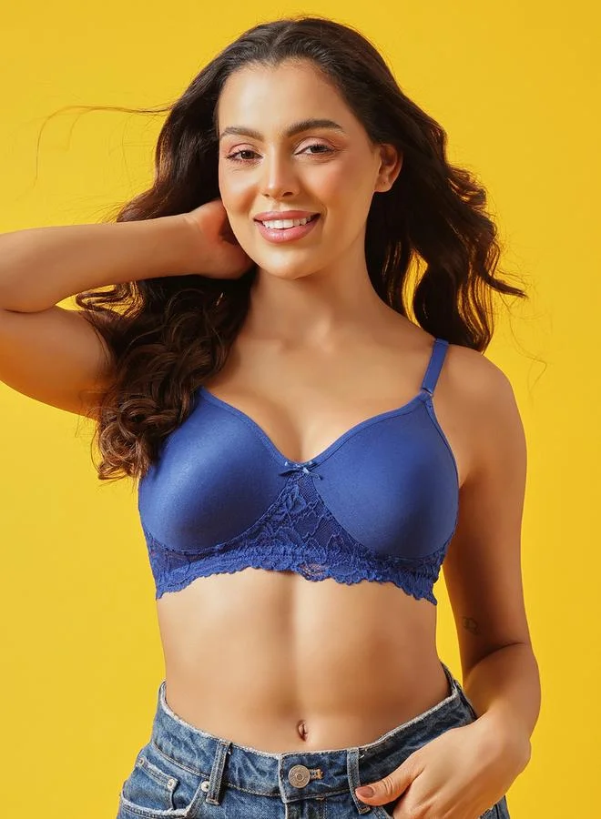 كلوفيا حمالة صدر تيشيرت بتغطية كاملة بدون حشوة وبدون سلك وبتصميم سبيسر