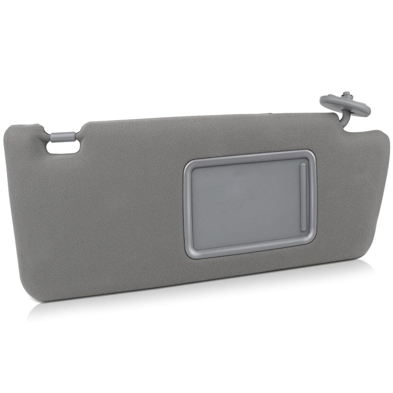 Right Passenger Side Sun Visor Without Sunroof Fit for 2005 2006 2007 2008 2009 2010 2011 2012 2013 2014 for Toyota Tacoma Gray Sunvisor Replace 7431035C20B0 7431004111B1 7432004161B1
