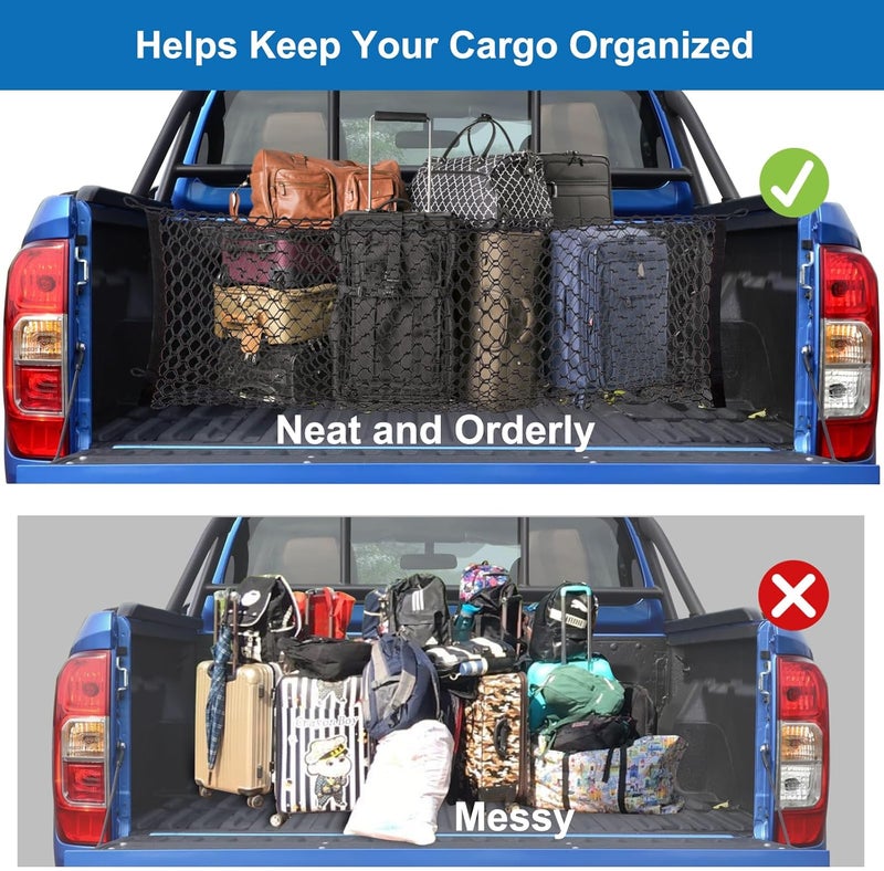 Supuse Adjustable Cargo Net for Pickup Trucks - Image 4