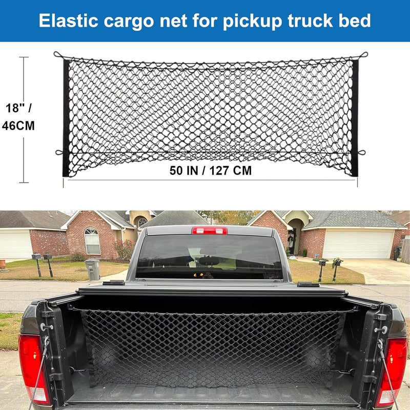 Supuse Adjustable Cargo Net for Pickup Trucks - Image 3