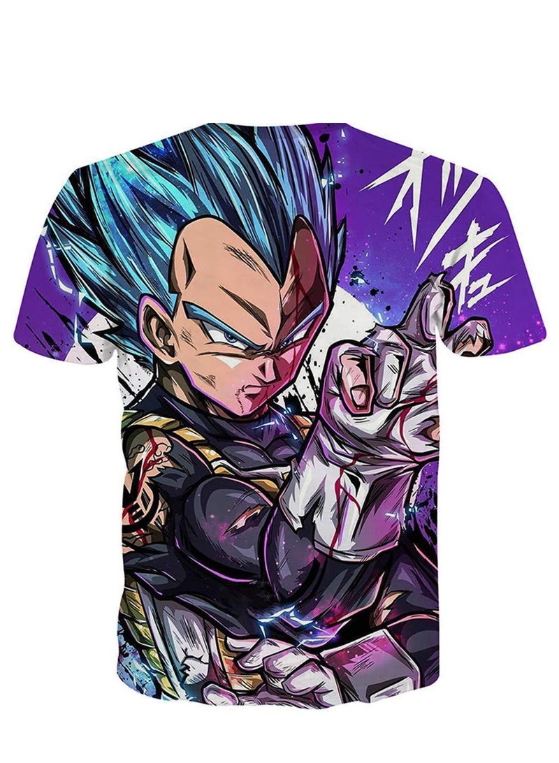تي شيرت Anime Dragon Ball ثلاثي الأبعاد بطباعة رقمية قابلة للتنفس - Image 2