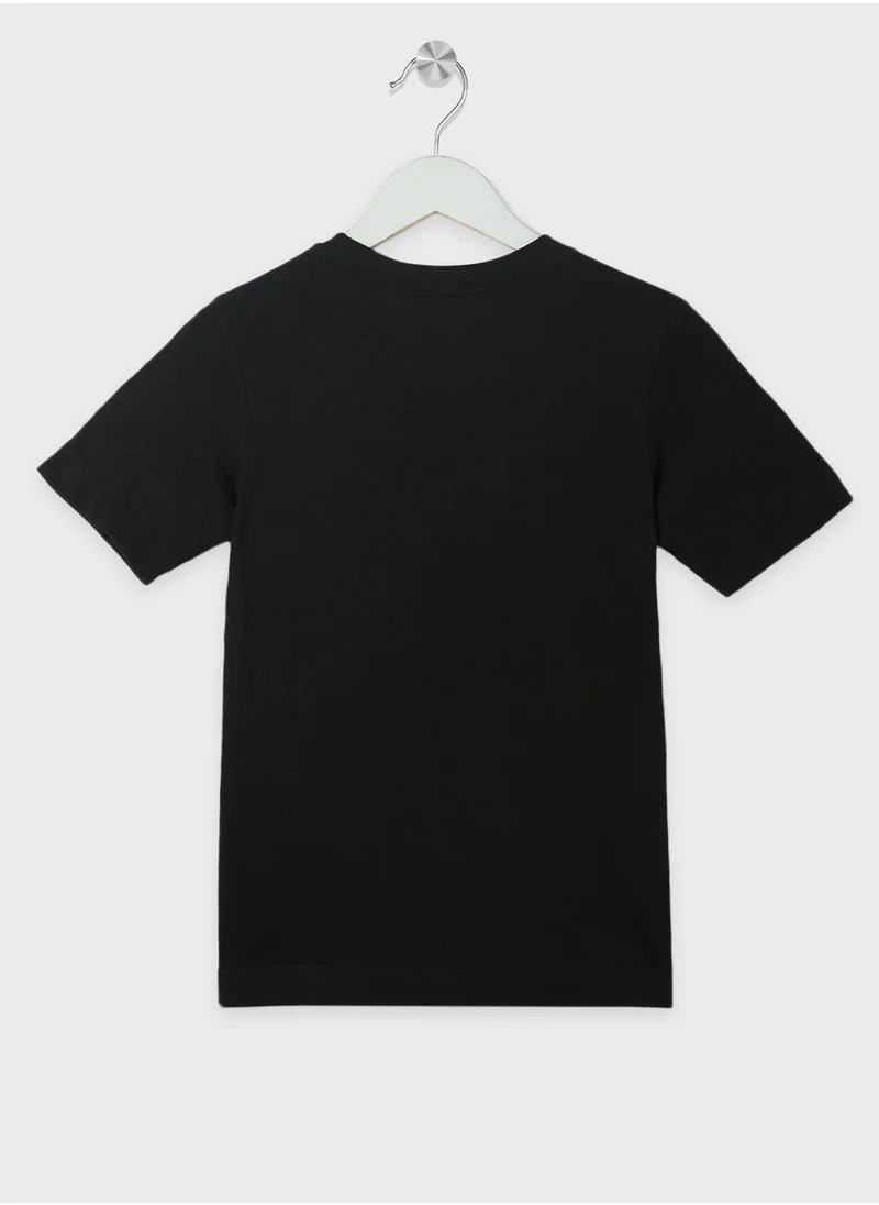 جاك وجونز جونيور Kids Logo Crew Neck T-Shirt