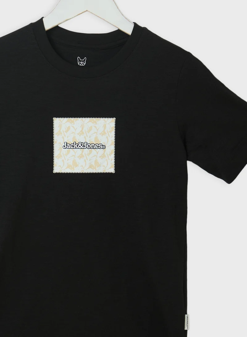 Jack & Jones Junior Kids Logo Crew Neck T-Shirt