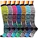 Double Couple 7 Pairs Copper Compression Socks for Men Women 2030 mmHg Knee High Stockings - Image 1