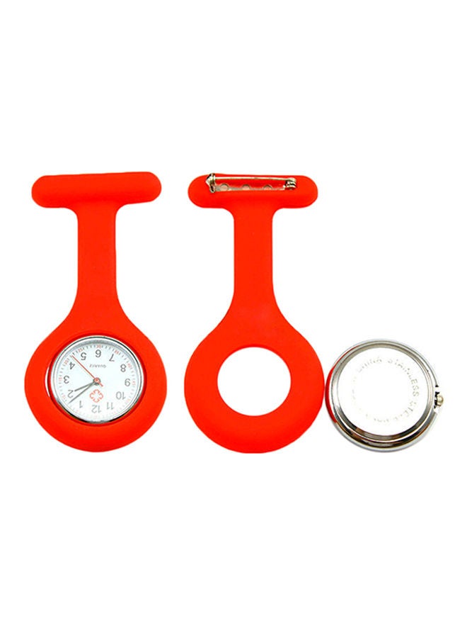 نيبمينينت ساعة جيب بعقارب وسلسلة مثبّت بها دبوس مشبك طراز 13066 للنساء - Image 2