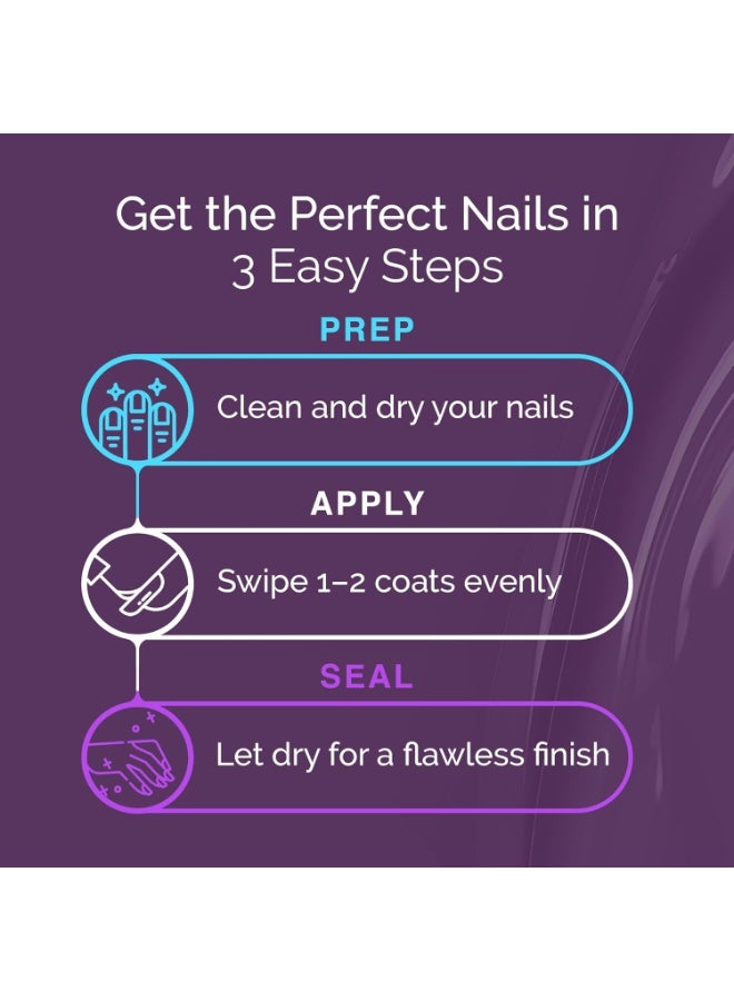 Colors Queen Affair Nail Polish - 03 - Canyon Crispt, 13ml | Rich Pigmentation, Quick Drying, Long Lasting Nail Paint | Chip Resistant, No Harmful Chemicals, Semi Matte Nail Polish for Women - Image 4