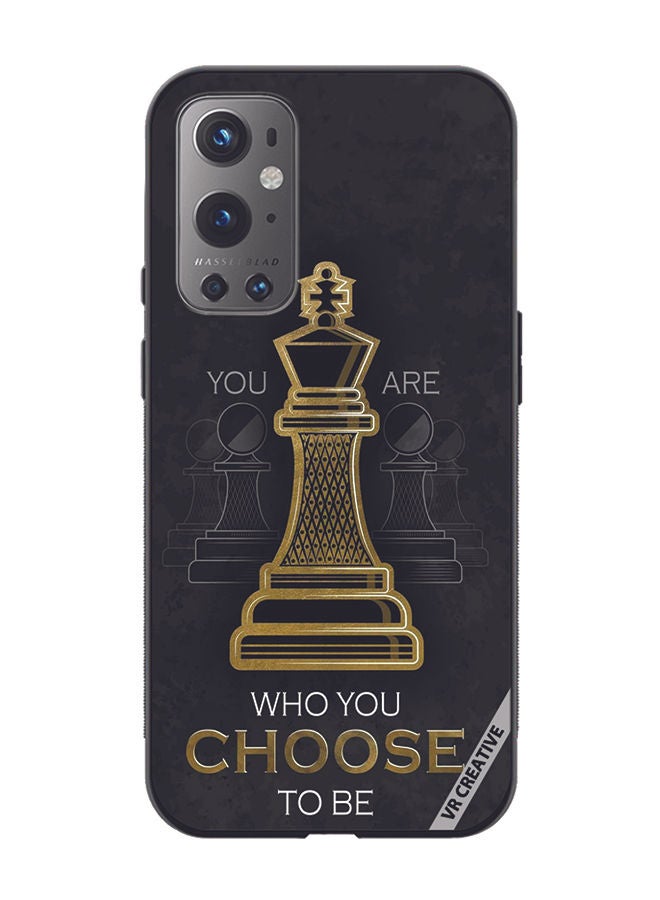 VR CREATIVE Protective Case Cover For OnePlus 9 Pro You Are Who You Choose To Be Design Multicolour - Image 1